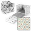 Just4Kidz Chair Bed in Floral Sky