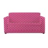 Just4Kidz Sofa Bed in Pink Hearts