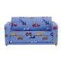 Just4Kidz Sofa Bed in Patchwork Elephants