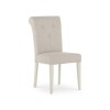 Bentley Designs Montreux Antique White Upholstered Fabric Chair Pair