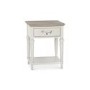 Bentley Designs Montreux Grey and Washed Oak 1 Drawer Nightstand