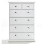 Paris 4+2 Chest of Drawers in White