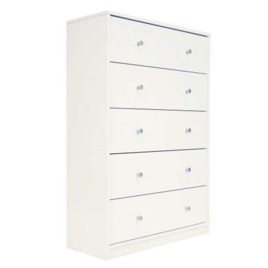 May 5 Drawer Chest In White