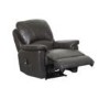 Global Furniture Alliance  Worcester Bonded Leather Fully Upholstered Manual Recliner in Chocolate