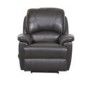 Global Furniture Alliance  Worcester Bonded Leather Fully Upholstered Manual Recliner in Chocolate