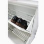 Billi Mia 2 Tier Shoe Cabinet in White - 12 Pairs 