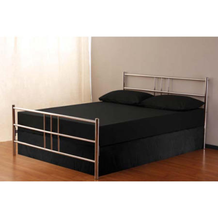 GRADE A2 -  LPD Vista Metal Bed Frame - double