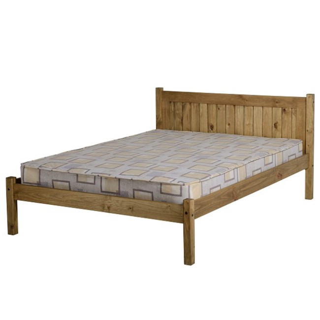 GRADE A1 - Seconique Maya Solid Pine Double Bed Frame