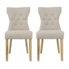 GRADE A1 - LPD Naples Beige Pair of Chairs