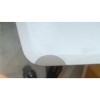 GRADE A2 - Knightsbridge 3 Drawer Bedside Chest in Black High Gloss and White Matt