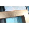 GRADE A2 - Jual Furnishings Metal and Rustic Oak Lamp Table
