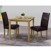 GRADE A3 - New Haven Small Dining Table in Light Oak