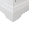GRADE A1 - Charleston 4+3 Drawer Wide Chest in Stone White and Oak