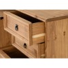 Pine Desk with Storage - Corona - Seconique