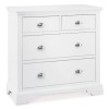 Bentley Designs Hampstead White 2+2 Chest of Drawers