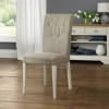 Bentley Designs Pair of Hampstead Grey Upholstered Chairs