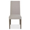 City Weathered Oak and Grey Pair of Chairs in Pebble Grey