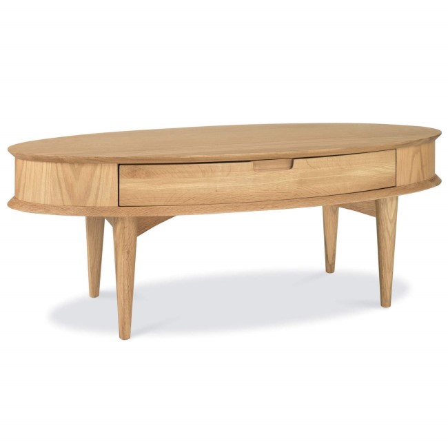 Bentley Designs Oslo Oak Coffee Table with Drawer