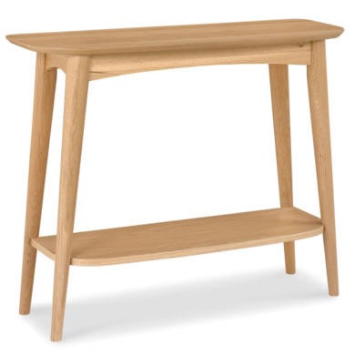 Bentley Designs Oslo Oak Console Table with Shelf Bentley Designs Oslo Oak Console Table with Shelf
