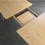 Oslo Scandi Extendable Solid Oak Dining Table - Bentley Designs Range