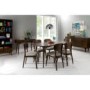 Bentley Designs Pair of Oslo Walnut Dining Chairs