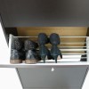 Billi Mercury 3 Tier Shoe Cabinet in Coffee - 18 Pairs 
