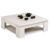 GRADE A3 - Parisot Quadri Coffee Table in Shiny White