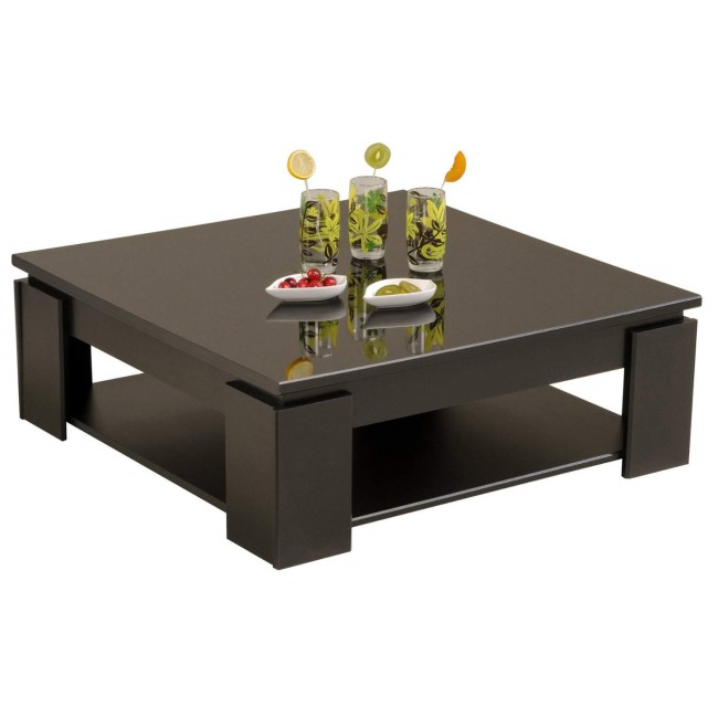 GRADE A3 - Parisot Quadri Coffee Table in Shiny Black