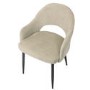 GRADE A1 - Beige Fabric Dining Chairs - Set of 2 - Colbie