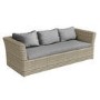 GRADE A1 - 6 Seater Light Grey Rattan Garden Sofa Set - Fortrose
