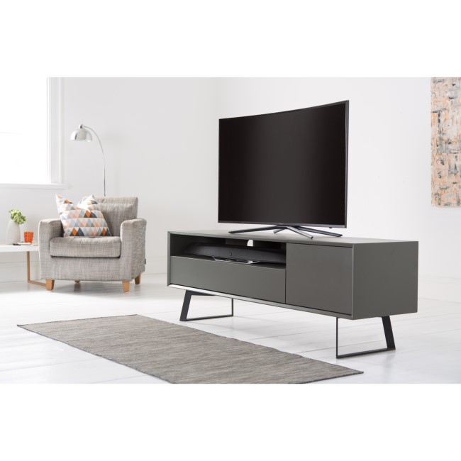 Alphason Soundbar TV Cabinet in Matte Grey