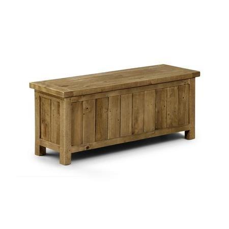 Solid Wood Storage Bench & Blanket Box - Julian Bowen Aspen Range