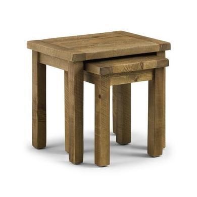 Solid Wood Nest of Tables - Julian Bowen Aspen Range Solid Wood Nest of Tables - Julian Bowen Aspen Range
