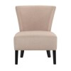 LPD Austen Sand Upholstered Chair with Black Legs