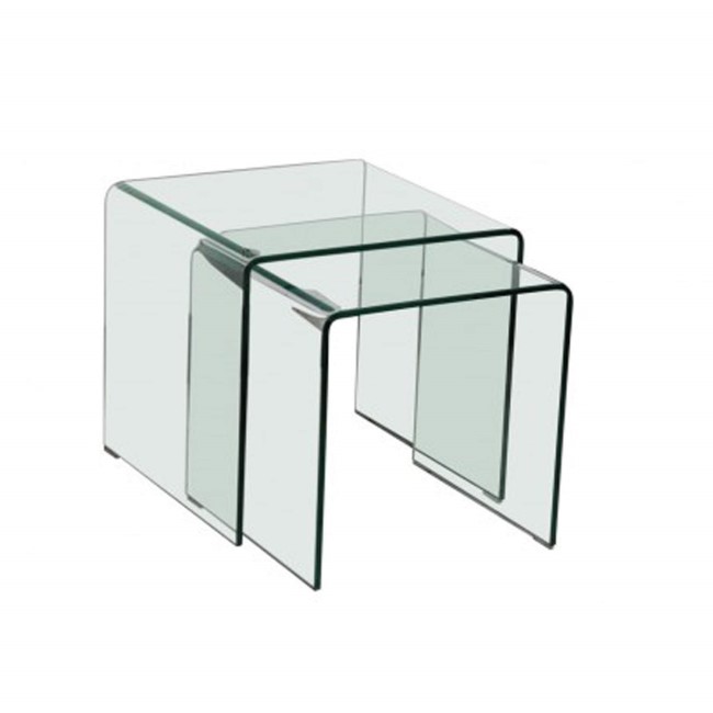 LPD Azurro Glass Nest of Tables
