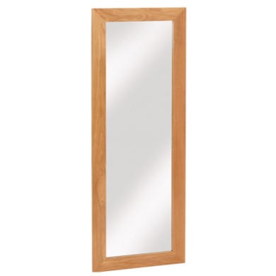 Heritage Furniture Cuba Oak Long Wall Mirror | Milane