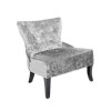 Belgravia Crushed Velvet Silver Chair