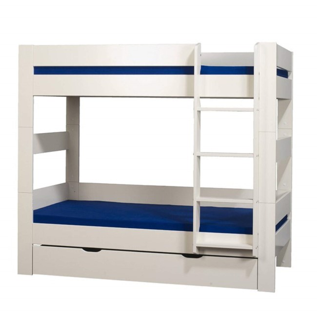 GRADE A2 - Furniture To Go Kids World Bunk Bed In White