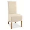 Bentley Designs Wing Back Pair of Dining Chairs in Ivory