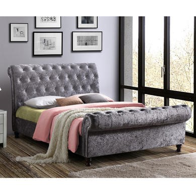 Birlea Castello Upholstered Steel Kingsize Bed Birlea Castello Upholstered Steel Kingsize Bed