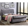 Birlea Castello Upholstered Steel Kingsize Bed 