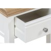 GRADE A3 - Charleston Bedside Table in Cream and Oak 