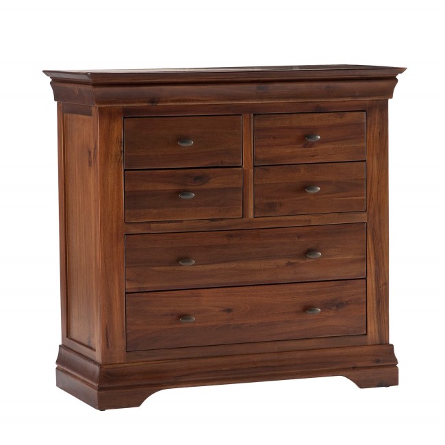 GRADE A1 - World Furniture Charlotte Chest of Drawers