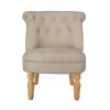 Beige Fabric Accent Chair - Charlotte - LPD