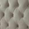 Birlea Copenhagen Super Kingsize Bed Upholstered in Stone