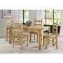 Corona Pine Solid Wood Rectangle Dining Table - 5ft