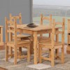 Corona Solid Pine Medium 4 Seater Dining Table