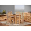 GRADE A2 - Corona Solid Pine Small Dining Table - Chairs Not Included