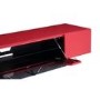 Alphason Chromium High Gloss TV Unit in Red With Glass Infra Red Friendly Door