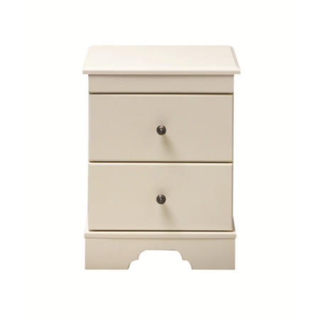 Caxtons Chantilly 2 Drawer Bedside Chest In Cream